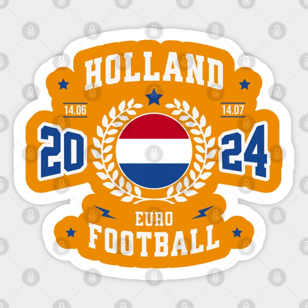 Holland 2024 Football Supporter Sticker by Kicosh